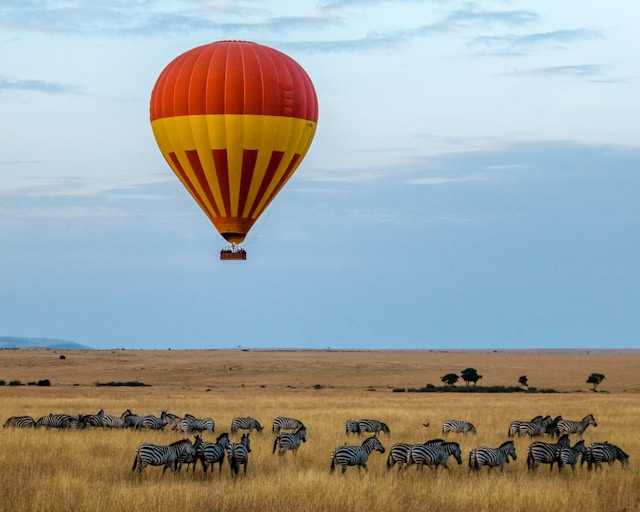 voyage en montgolfière