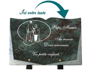 plaque funéraire à graver